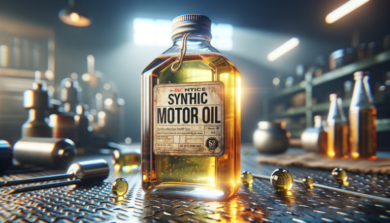 Photo syntetyczny olej silnikowy